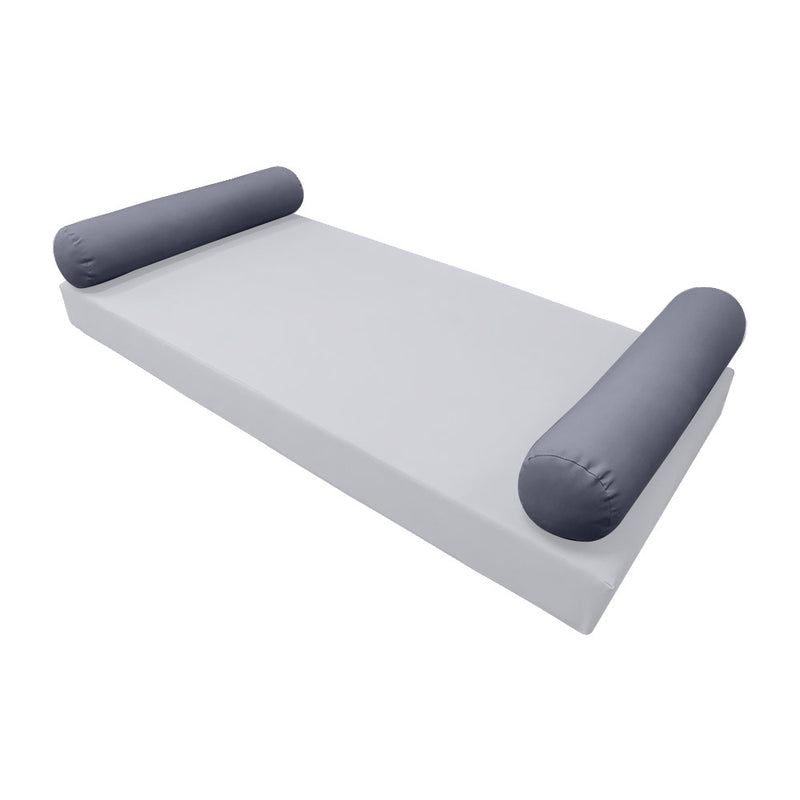 STYLE 5 Bolster Pillow for Outdoor Indoor Daybed Porch Swing Bed Twin Size | COVERS ONLY |