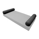 STYLE 5 Bolster Pillow for Outdoor Indoor Daybed Porch Swing Bed Twin Size | COVERS ONLY |