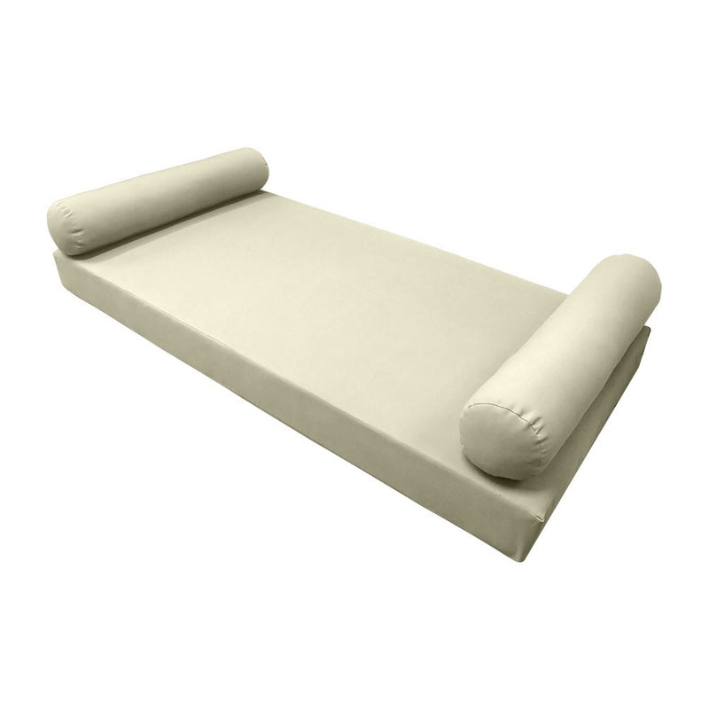STYLE 5 - Outdoor Daybed Cover Mattress Cushion Pillow Insert Crib Size