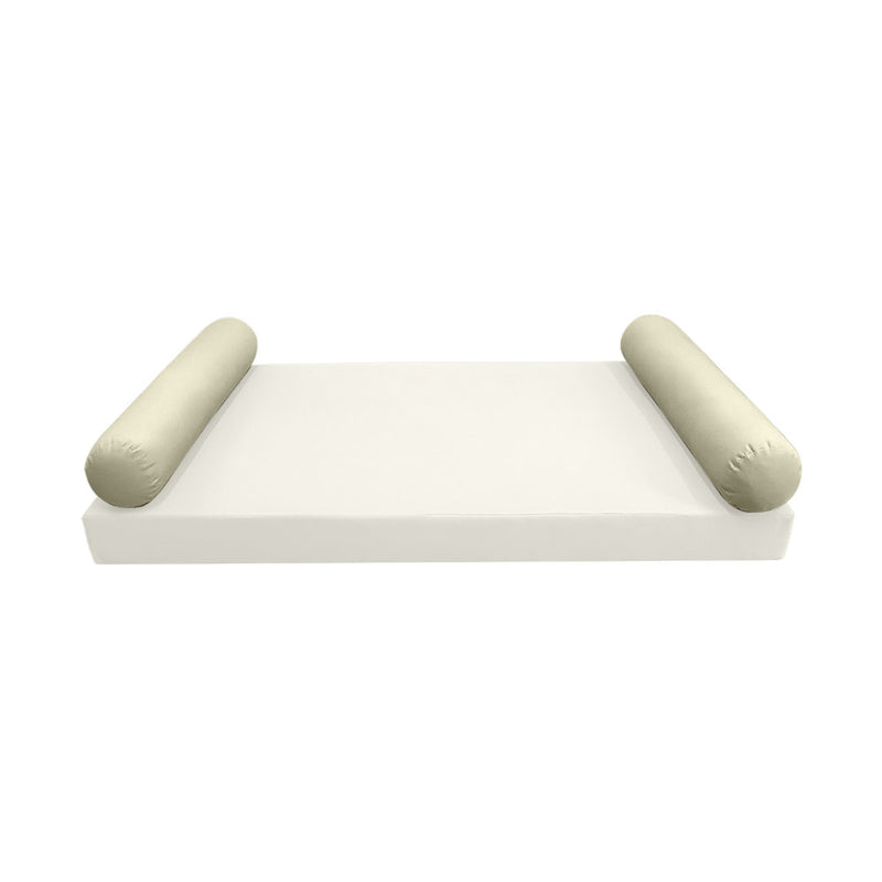 STYLE 5 Bolster Pillow for Outdoor Indoor Daybed Porch Swing Bed Twin Size | COVERS ONLY |