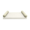 STYLE 5 Bolster Pillow for Outdoor Indoor Daybed Porch Swing Bed Crib Size | COVERS ONLY |