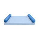 STYLE 5 Bolster Pillow for Outdoor Indoor Daybed Porch Swing Bed Queen Size | COVERS ONLY |