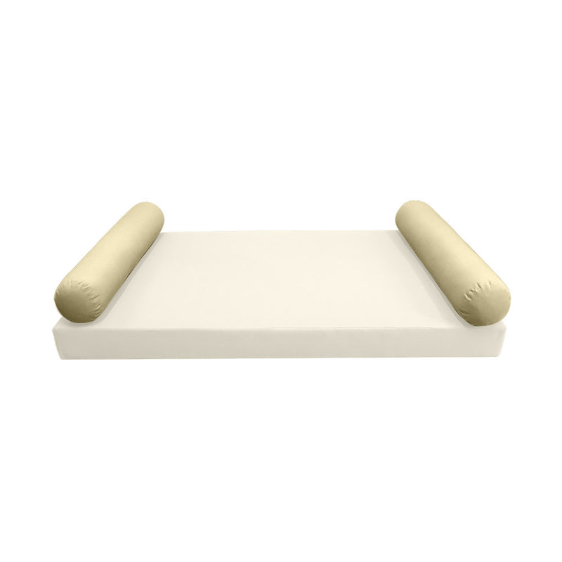 STYLE 5 Bolster Pillow for Outdoor Indoor Daybed Porch Swing Bed Crib Size | COVERS ONLY |
