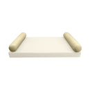 STYLE 5 Bolster Pillow for Outdoor Indoor Daybed Porch Swing Bed Twin Size | COVERS ONLY |