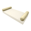 STYLE 5 Bolster Pillow for Outdoor Indoor Daybed Porch Swing Bed Queen Size | COVERS ONLY |