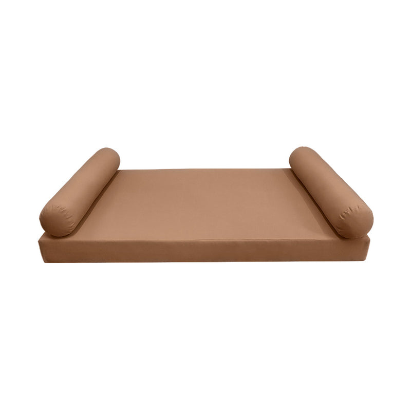 STYLE 5 - Outdoor Daybed Cover Mattress Cushion Pillow Insert Queen Size