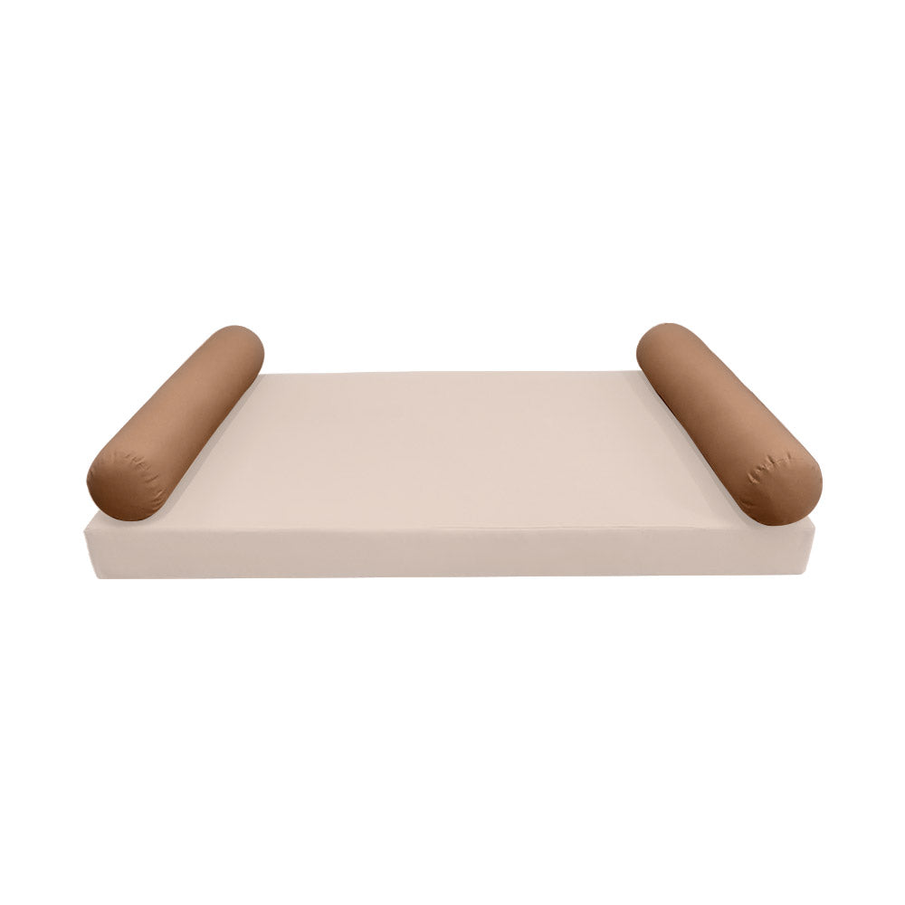 STYLE 5 Bolster Pillow for Outdoor Indoor Daybed Porch Swing Bed Full Size | COVERS ONLY |
