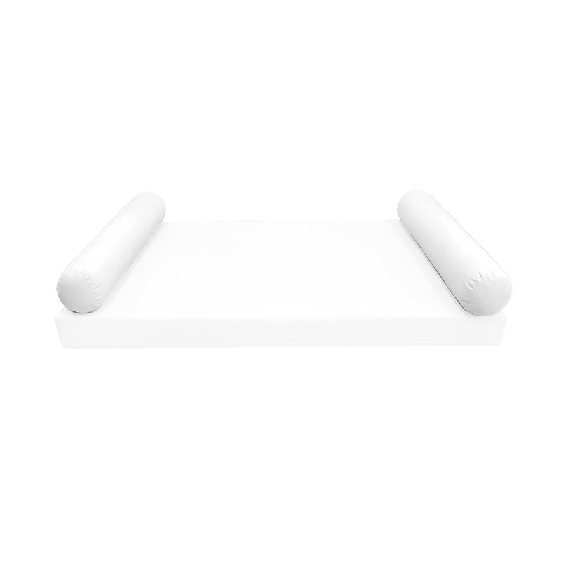 STYLE 5 Bolster Pillow for Outdoor Indoor Daybed Porch Swing Bed Crib Size | COVERS ONLY |