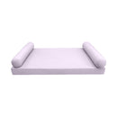 STYLE 5 pillow and bolster cushion set for daybeds, porch swings, or beds – indoor and outdoor use with durable knife-edge design. — cover only