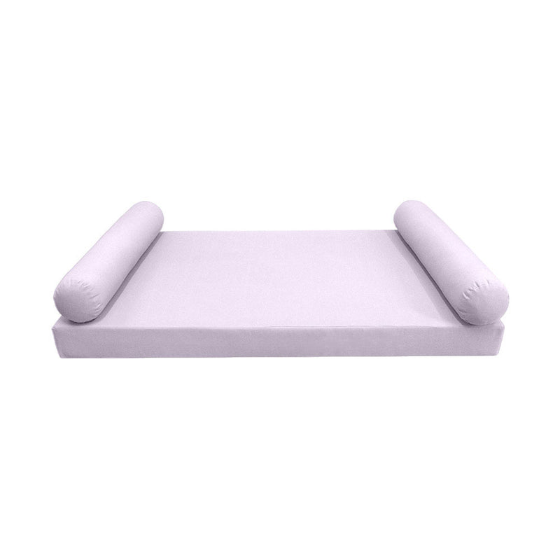 STYLE 5 - Outdoor Daybed Mattress Bolster Pillow Cushion CRIB SIZE |COVERS ONLY|