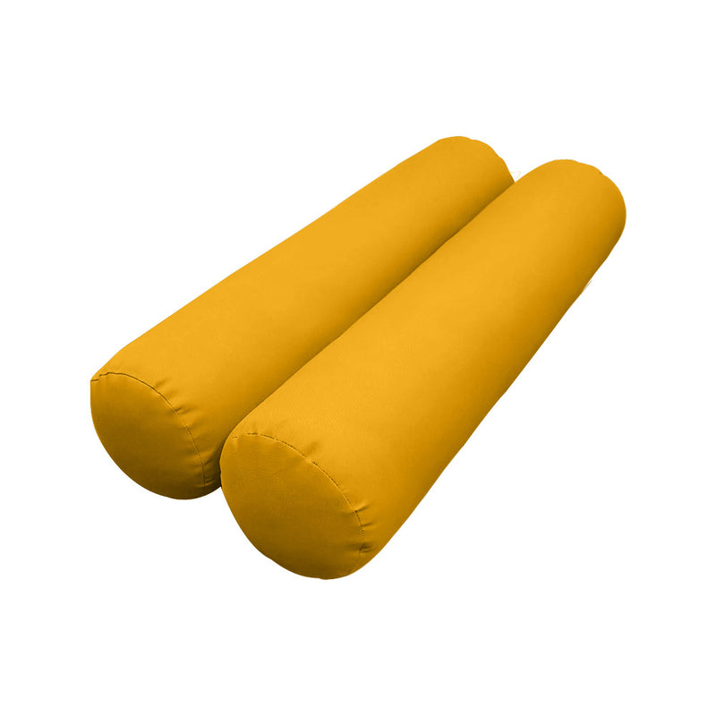 STYLE 5 - Mattress & Bolster Pillow for Outdoor Indoor Daybed Porch Swing Bed Crib Size | COVERS ONLY |