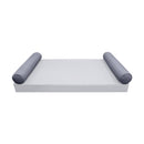 STYLE 5 Bolster Pillow for Outdoor Indoor Daybed Porch Swing Bed Full Size | COVERS ONLY |