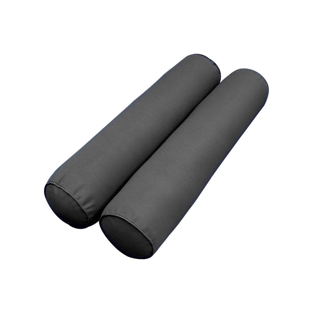 Style5 Crib Size 3PC Pipe Trim Outdoor Daybed Mattress Cushion Bolster Pillow Slip Cover COMPLETE SET AD003