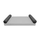 STYLE 5 Bolster Pillow for Outdoor Indoor Daybed Porch Swing Bed Full Size | COVERS ONLY |