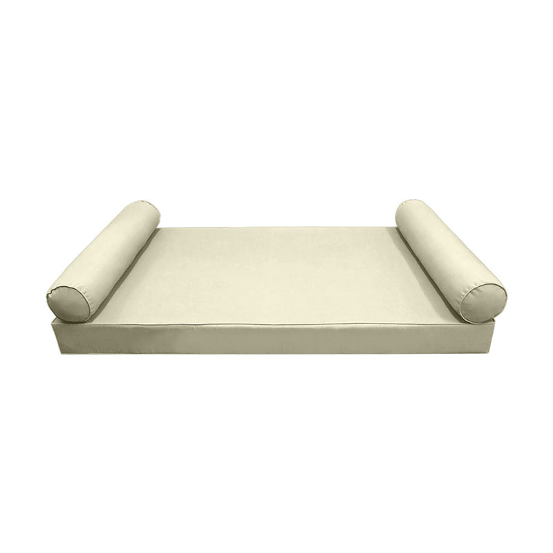 STYLE 5 - Outdoor Daybed Cover Mattress Cushion Pillow Insert Twin Size