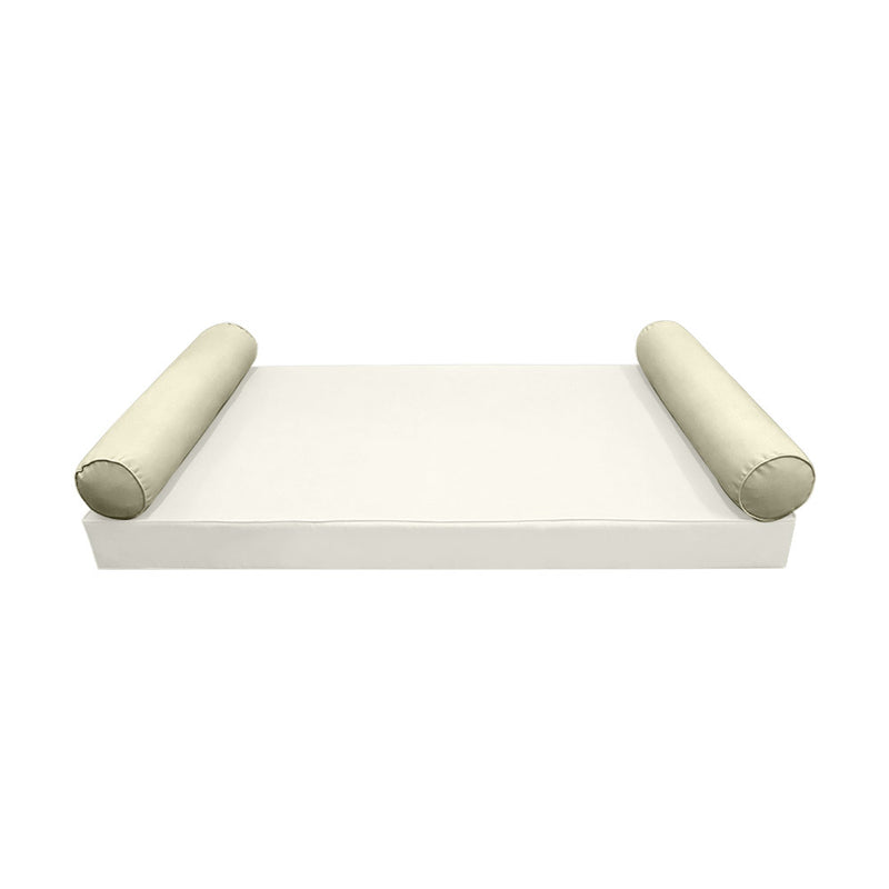 STYLE 5 Bolster Pillow for Outdoor Indoor Daybed Porch Swing Bed Crib Size | COVERS ONLY |