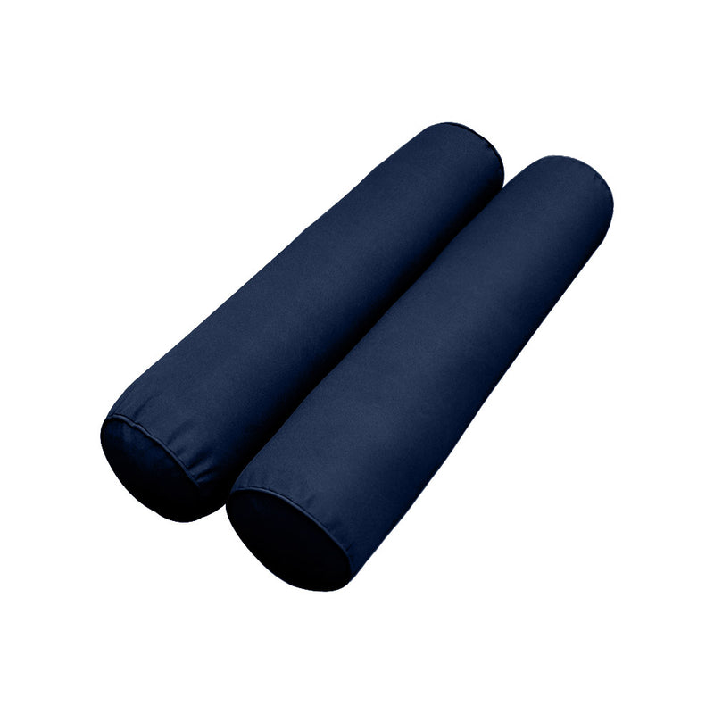 STYLE 5 Bolster Pillow for Outdoor Indoor Daybed Porch Swing Bed Crib Size | COVERS ONLY |