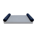 STYLE 5 Bolster Pillow for Outdoor Indoor Daybed Porch Swing Bed Crib Size | COVERS ONLY |