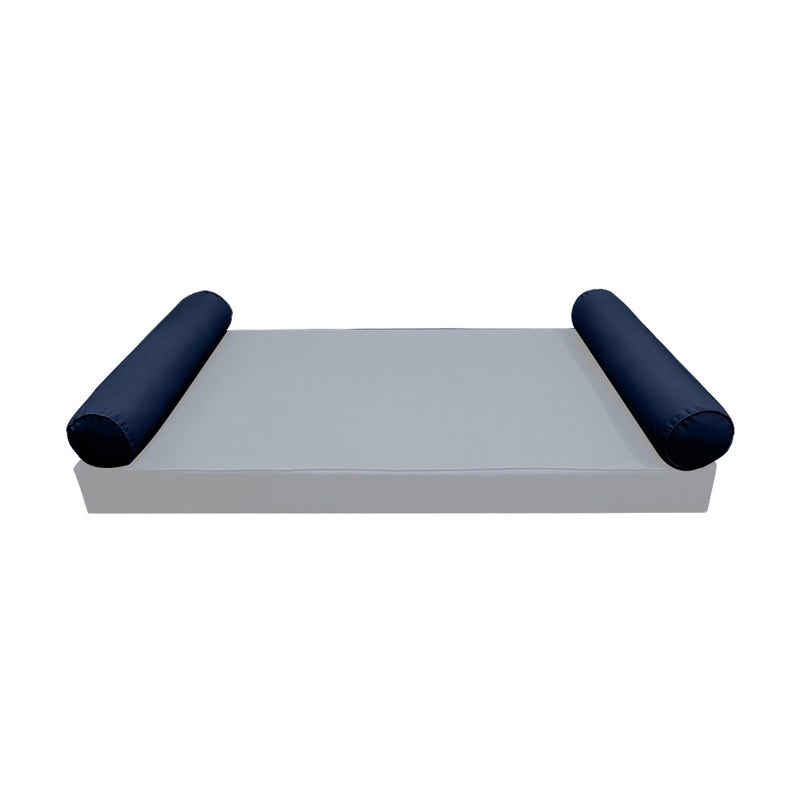 STYLE 5 Bolster Pillow for Outdoor Indoor Daybed Porch Swing Bed Crib Size | COVERS ONLY |