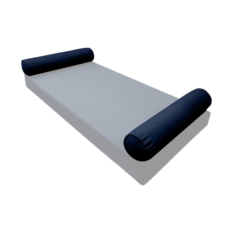 STYLE 5 Bolster Pillow for Outdoor Indoor Daybed Porch Swing Bed Twin Size | COVERS ONLY |