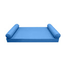 STYLE 5 - Outdoor Daybed Cover Mattress Cushion Pillow Insert Queen Size