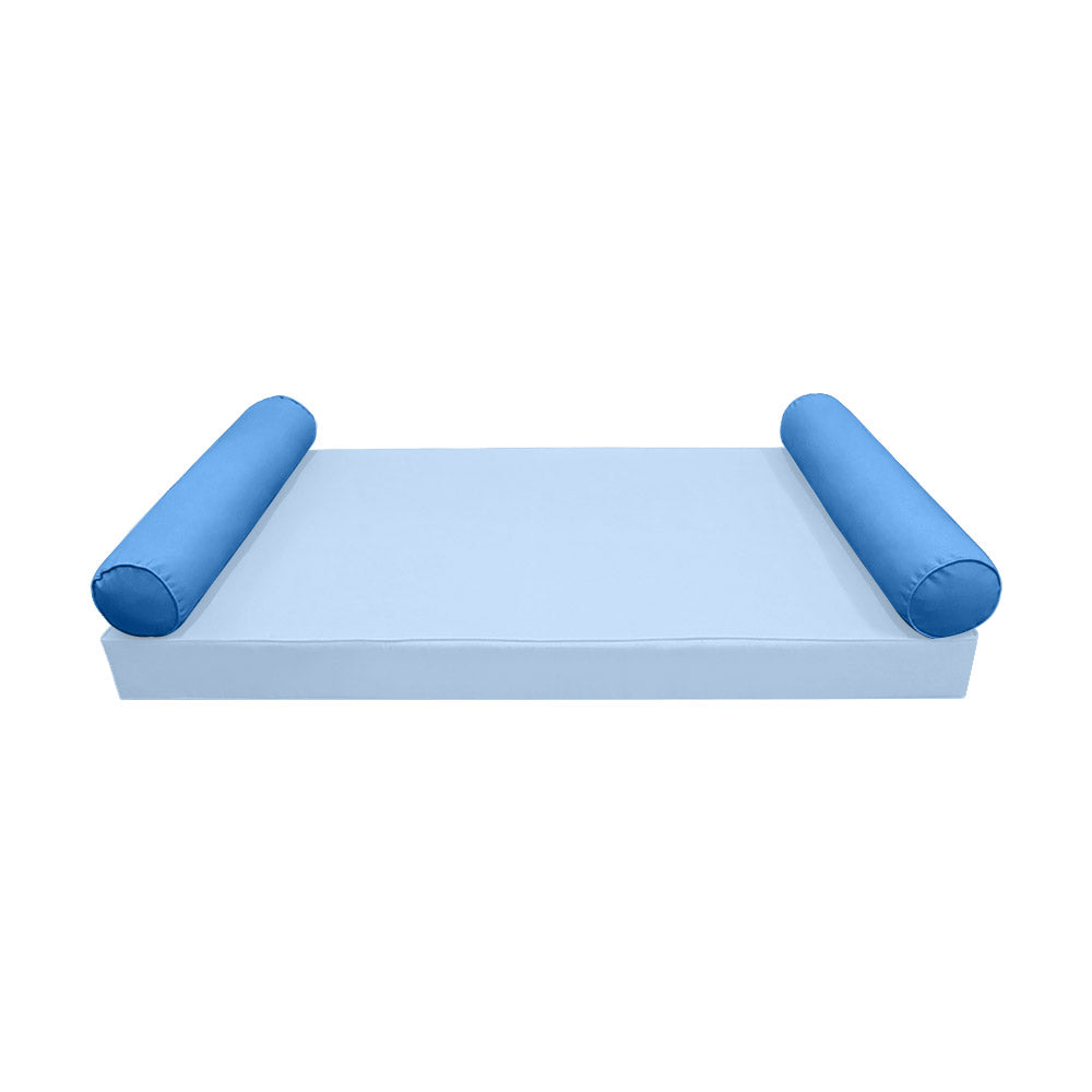 STYLE 5 Bolster Pillow for Outdoor Indoor Daybed Porch Swing Bed Full Size | COVERS ONLY |