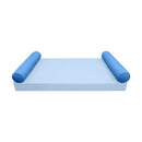 STYLE 5 Bolster Pillow for Outdoor Indoor Daybed Porch Swing Bed Crib Size | COVERS ONLY |