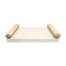 STYLE 5 Bolster Pillow for Outdoor Indoor Daybed Porch Swing Bed Twin Size | COVERS ONLY |