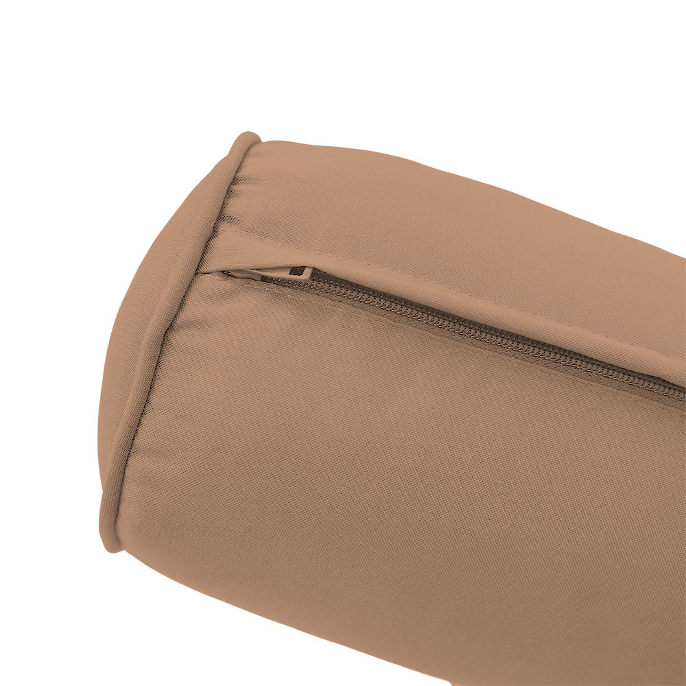 STYLE 5 Bolster Pillow for Outdoor Indoor Daybed Porch Swing Bed Full Size | COVERS ONLY |
