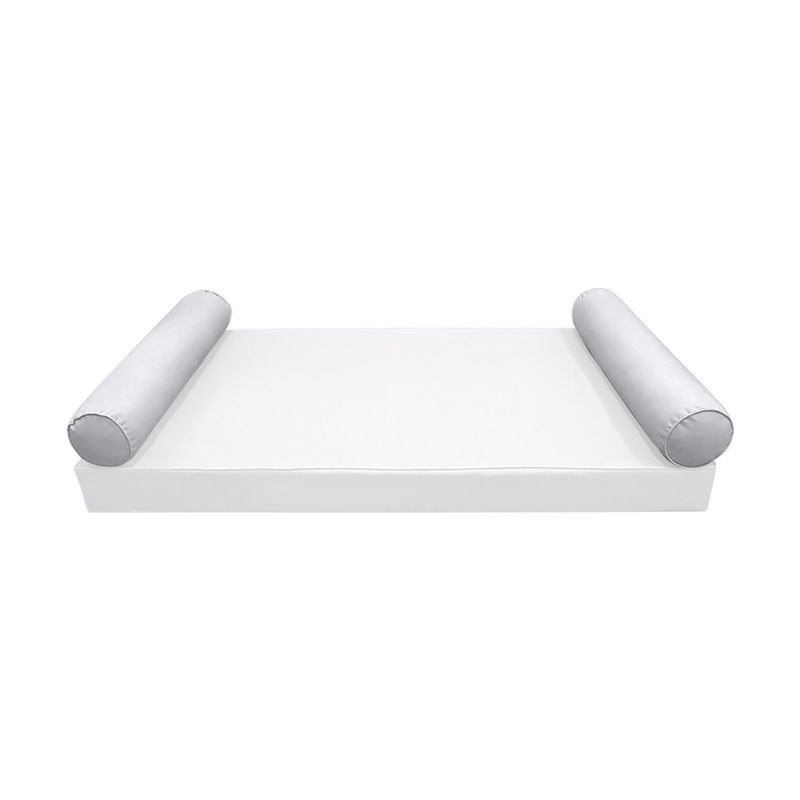 STYLE 5 Bolster Pillow for Outdoor Indoor Daybed Porch Swing Bed Queen Size | COVERS ONLY |