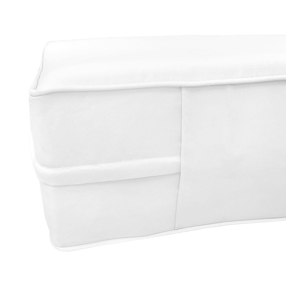 STYLE 5 - Mattress & Pillow Bolster Cushion Cover and Insert for Outdoor Indoor Daybed Porch Swing Bed Twin Size