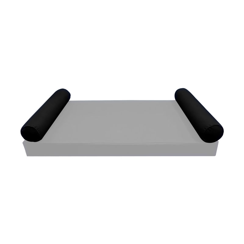 STYLE 5 Bolster Pillow for Outdoor Indoor Daybed Porch Swing Bed Queen Size | COVERS ONLY |