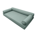 STYLE 6 - Outdoor Daybed Cover Mattress Cushion Pillow Insert Twin-XL Size