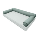 STYLE 6 - Bolster Pillow for Outdoor Indoor Daybed Porch Swing Bed Full Size | COVERS ONLY |