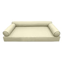 STYLE 6 - Outdoor Daybed Cover Mattress Cushion Pillow Insert Full Size