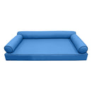 STYLE 6 - Outdoor Daybed Cover Mattress Cushion Pillow Insert Twin Size