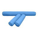 STYLE 6 - Mattress & Bolster Pillow for Outdoor Indoor Daybed Porch Swing Bed Full Size | COVERS ONLY |