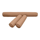 Style6 Twin Size 4PC Contrast Pipe Trim Outdoor Daybed Mattress Cushion Bolster Pillow Slip Cover COMPLETE SET AD104