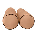 STYLE 6 - Mattress & Bolster Pillow for Outdoor Indoor Daybed Porch Swing Bed Full Size | COVERS ONLY |