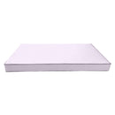 STYLE 6 - Mattress & Pillow Bolster for Outdoor Indoor Daybed Porch Swing Bed Contrast Trim Full Size AD107 | COVERS ONLY |