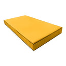 STYLE 6 - Mattress & Pillow Bolster for Outdoor Indoor Daybed Porch Swing Bed Contrast Trim Queen Size AD108 | COVERS ONLY |
