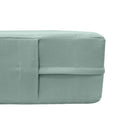 STYLE 6 - Mattress & Pillow Bolster for Outdoor Indoor Daybed Porch Swing Bed Knife Edge Twin Size AD002 | COVERS ONLY |