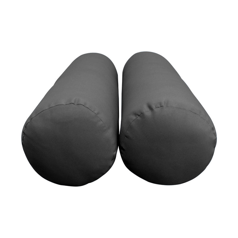 STYLE 6 - Mattress & Bolster Pillow for Outdoor Indoor Daybed Porch Swing Bed Crib Size | COVERS ONLY |