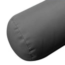 STYLE 6 - Mattress & Pillow Bolster for Outdoor Indoor Daybed Porch Swing Bed Knife Edge Twin-XL Size AD003 | COVERS ONLY |