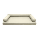 STYLE 6 - Outdoor Daybed Cover Mattress Cushion Pillow Insert Twin-XL Size