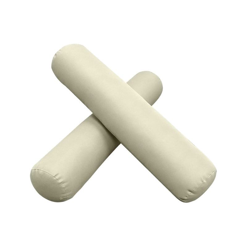 STYLE 6 - Bolster Pillow for Outdoor Indoor Daybed Porch Swing Bed Twin-XL Size | COVERS ONLY |