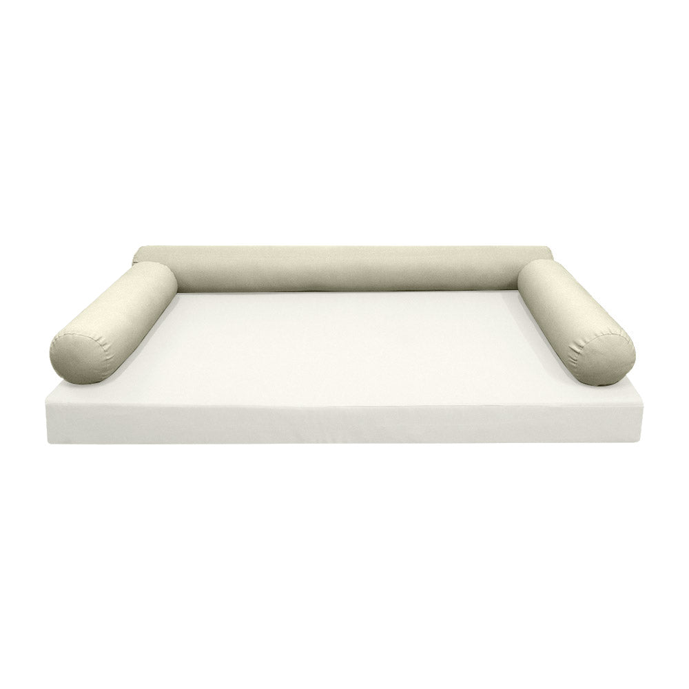 STYLE 6 - Bolster Pillow for Outdoor Indoor Daybed Porch Swing Bed Queen Size | COVERS ONLY |