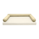 STYLE 6 - Bolster Pillow for Outdoor Indoor Daybed Porch Swing Bed Twin Size | COVERS ONLY |