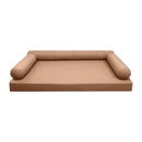 STYLE 6 pillow and bolster cushion set for daybeds, porch swings, or beds – indoor and outdoor use with durable knife-edge design. — cover only