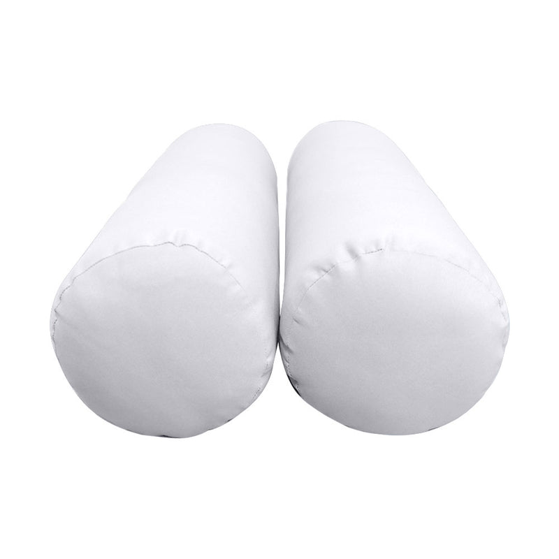 STYLE 6 - Mattress & Bolster Pillow for Outdoor Indoor Daybed Porch Swing Bed Crib Size | COVERS ONLY |